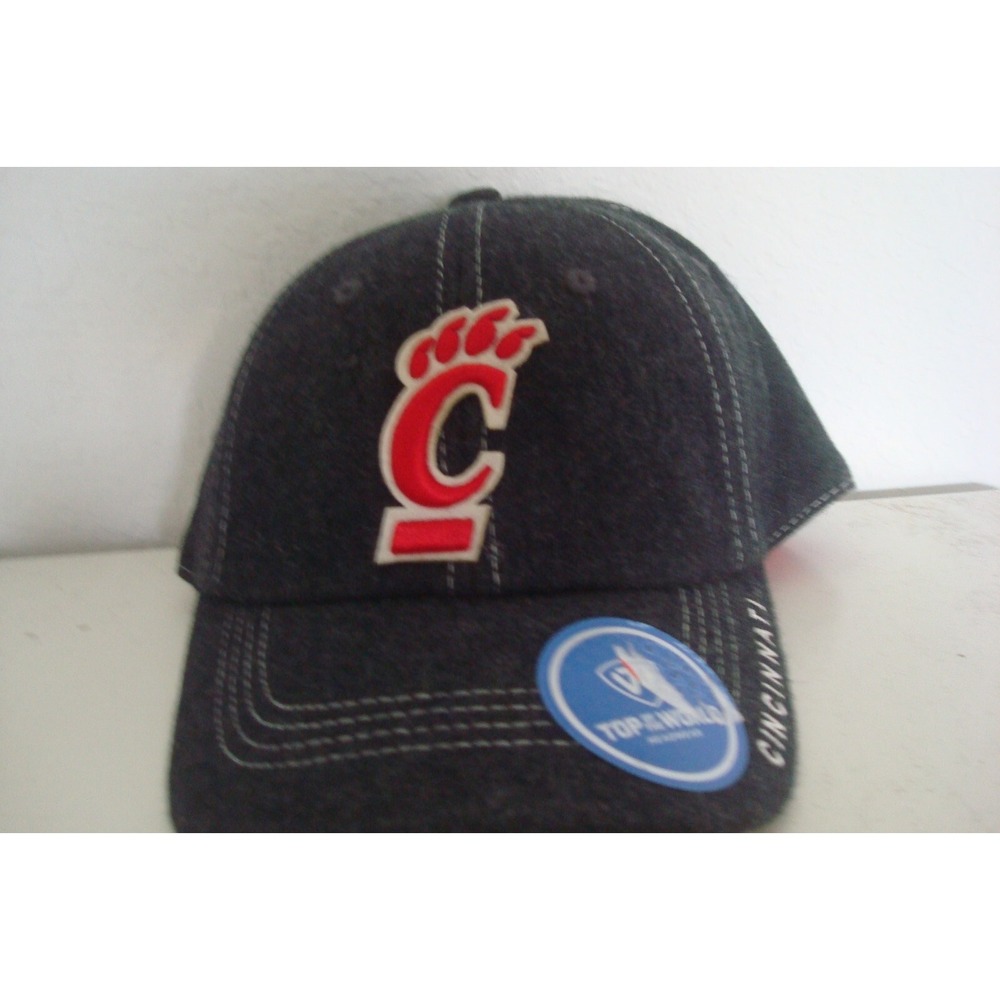CINCINNATO BEARCATS beach golf STRAPBACK DEADSTOCK HAT CAP VINTAGE D5